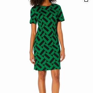Trina Turk Women’s Geometric Printed Ponte Dress- size XS